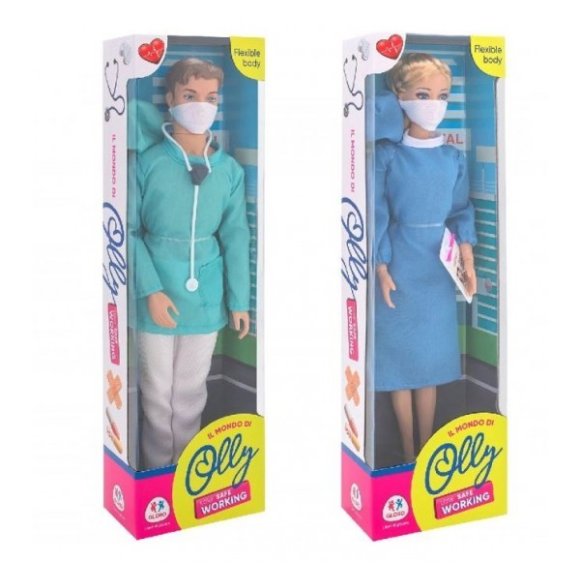 GLOBO FASHION DOLL MEDICO BEN E DOTT.SSA OLLY - MODELLI ASSORTITI GLOBO FASHION DOLL MEDICO BEN E DOTT.SSA OLLY - MODELLI ASSORTITI