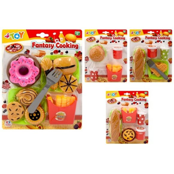 SET FAST FOOD 4 PEZZI ASSORTITI