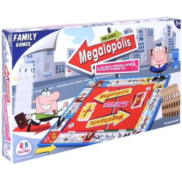 GLOBO FAMILY GAMES GIOCO MEGALOPOLIS GLOBO FAMILY GAMES GIOCO MEGALOPOLIS