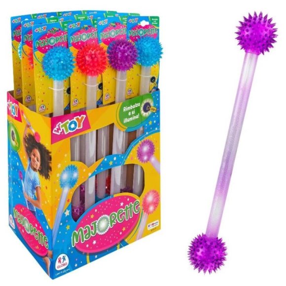 BASTONE MAJORETTES LUMINOSO BATON TWIRLING LED PER SPETTACOLI, SAGGI E ESIBIZIONI SCENICHE