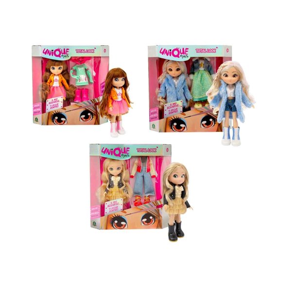 UNIQUE EYES FASHION DOLL TOTAL LOOK UNIQUE EYES FASHION DOLL TOTAL LOOK