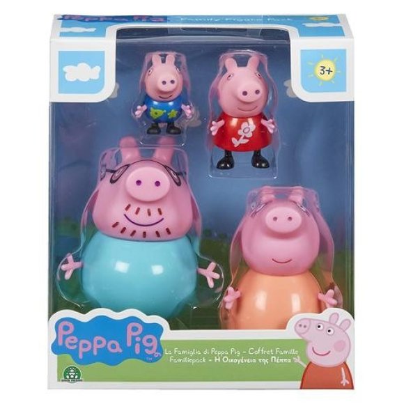 PEPPA PIG SET 4 PERSONAGGI FAMIGLIA PEPPA PIG SET 4 PERSONAGGI FAMIGLIA