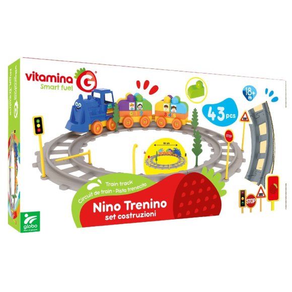 SET TRENO COSTRUZIONI 43PZ 41184 SET TRENO COSTRUZIONI 43PZ 41184