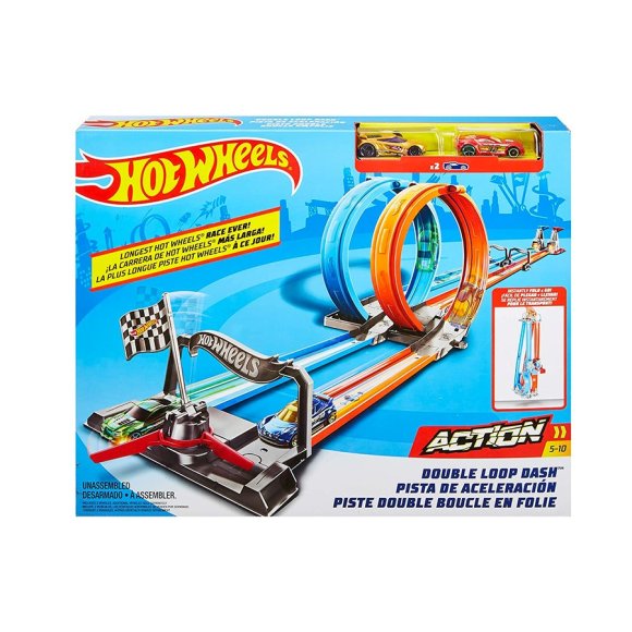 HOT WHEELS DOUBLE LOOP DASH GFH85 HOT WHEELS DOUBLE LOOP DASH GFH85