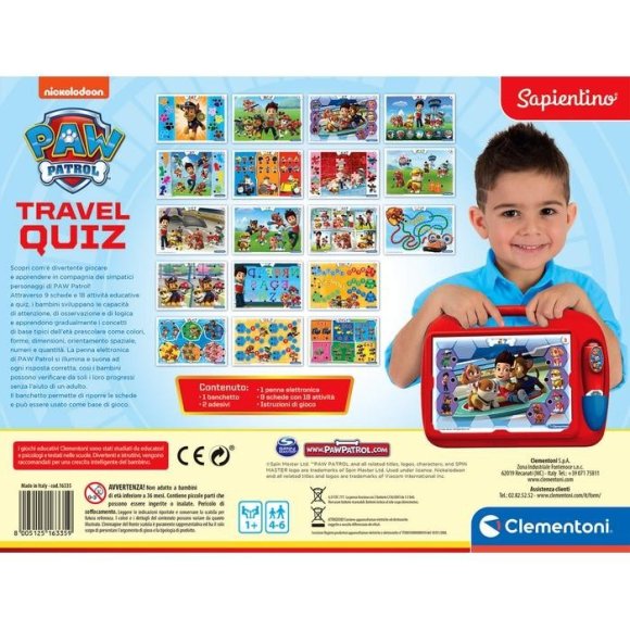 SAPIENTINO*TRAVEL QUIZ 16335