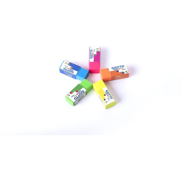 GIOTTO MINIGOMMA FLUO 5 PEZZI GIOTTO MINIGOMMA FLUO 5 PEZZI