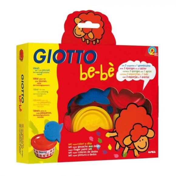 GIOTTO SET COLORI A DITA BEBÈ 46070 GIOTTO SET COLORI A DITA BEBÈ 46070