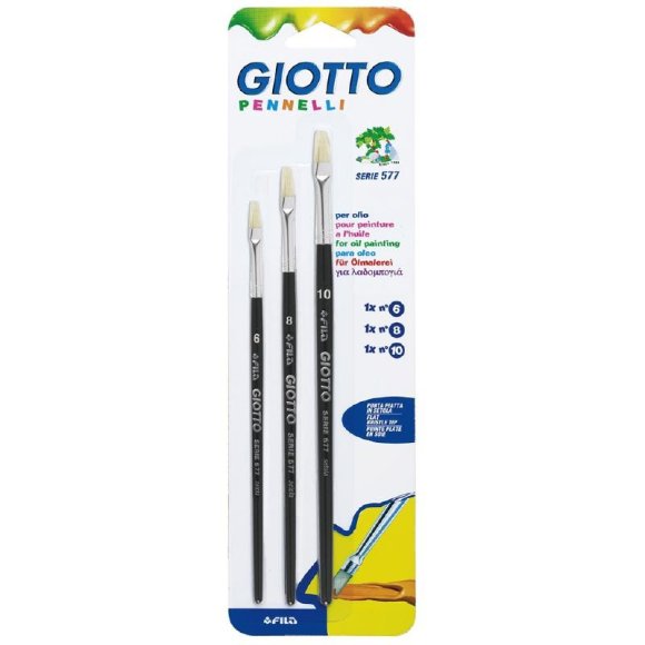 GIOTTO PENNELLI 3 PEZZI 6-8-10 GIOTTO PENNELLI 3 PEZZI 6-8-10