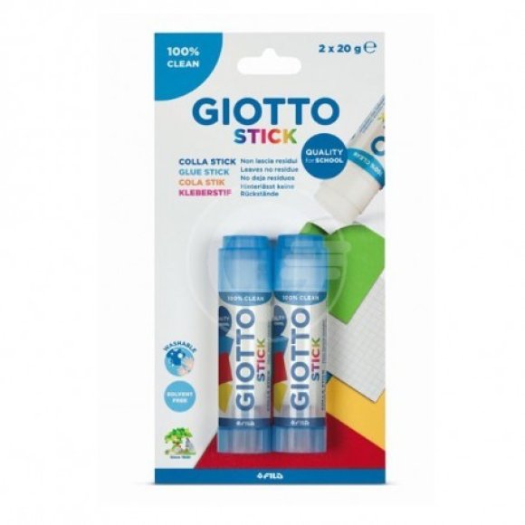 GIOTTO STICK COLLA 2 PEZZI - 20G GIOTTO STICK COLLA 2 PEZZI - 20G