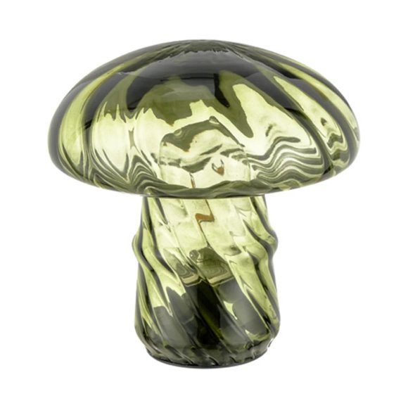 LAMPADA A FUNGO IN VETRO - VERDE