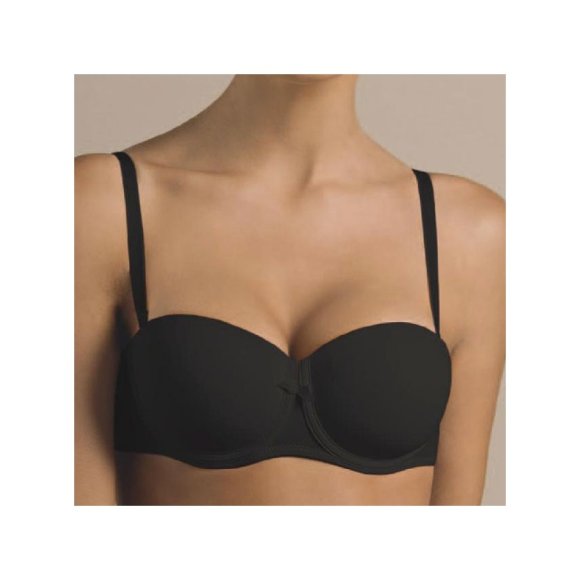 LAURA BIAGIOTTI REGGISENO A FASCIA COPPA B COD.90132 - NERO 