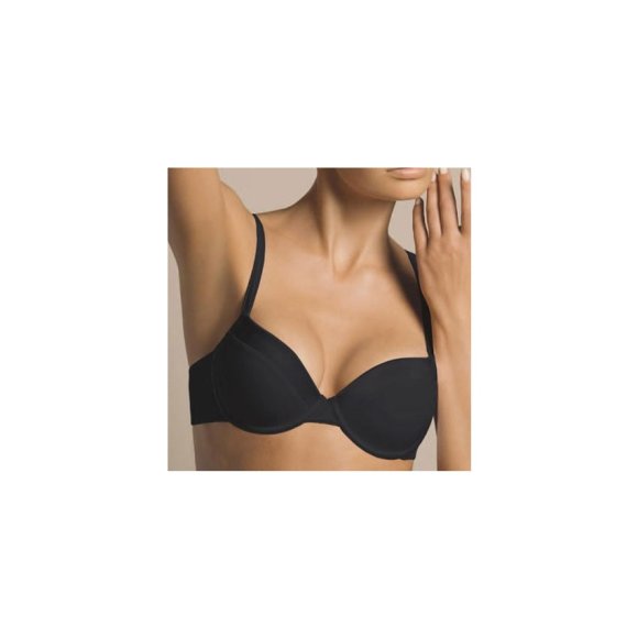 LAURA BIAGIOTTI  REGGISENO BALCONCINO COPPA B COD.90701 - NERO
