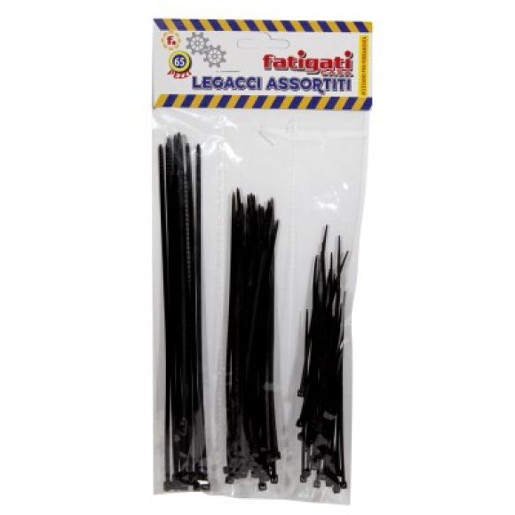 FATIGATI LEGACCI MISURE ASSORTITE - NERO