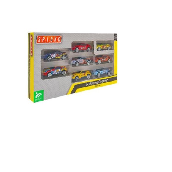 GLOBO AUTO METALLO SCALA 1:64  - 8 PEZZI 