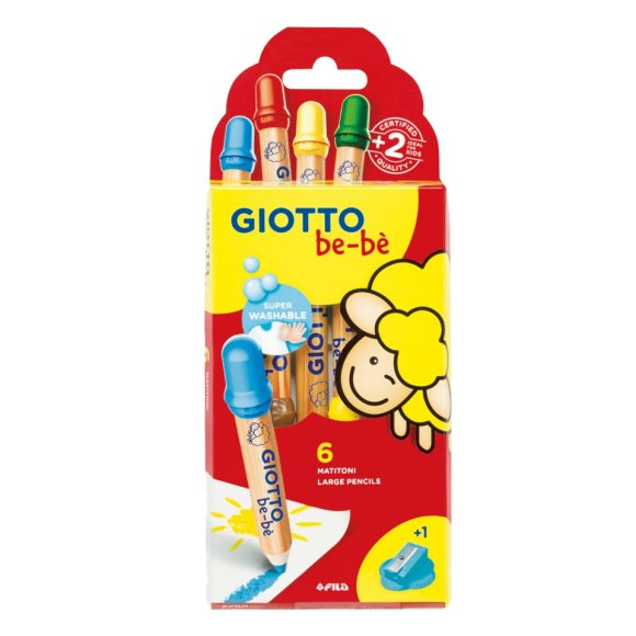 GIOTTO BEBÈ ASTUCCIO 6 MATITE GIOTTO BEBÈ ASTUCCIO 6 MATITE
