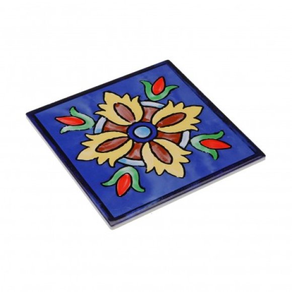 VERSA SOTTOPENTOLA IN CERAMICA "AZULEJO" BLU - 20X20X0,6 CM VERSA SOTTOPENTOLA IN CERAMICA "AZULEJO" BLU - 20X20X0,6 CM