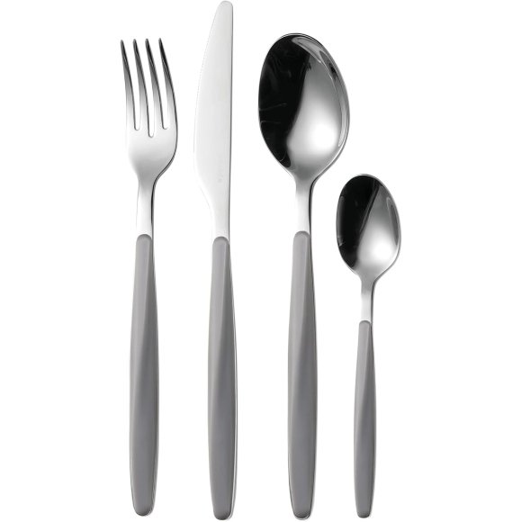 GUZZINI - SET 24 POSATE "MY FUSION" - GRIGIO GUZZINI - SET 24 POSATE "MY FUSION" - GRIGIO