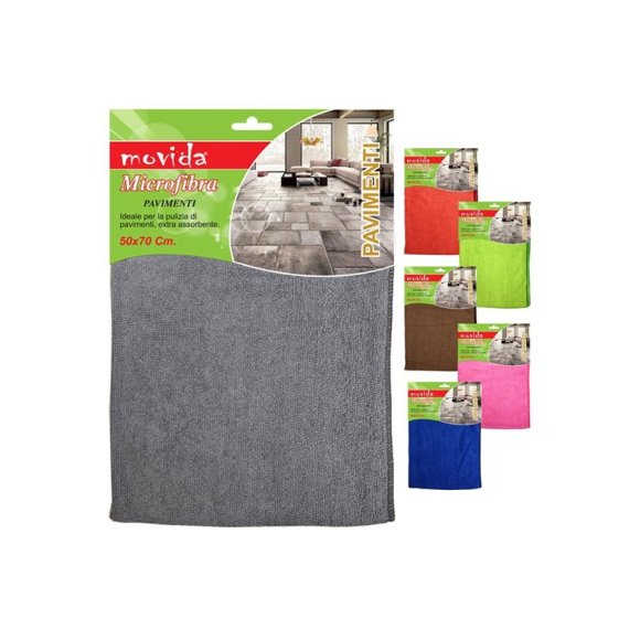 MOVIDA PANNO MICROFIBRA  50X70 CM - COLORI ASSORTITI 