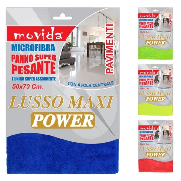 MOVIDA PANNO IN MICROFIBRA LUSSO MAXI POWER 50X70 - COLORI ASSORTITI