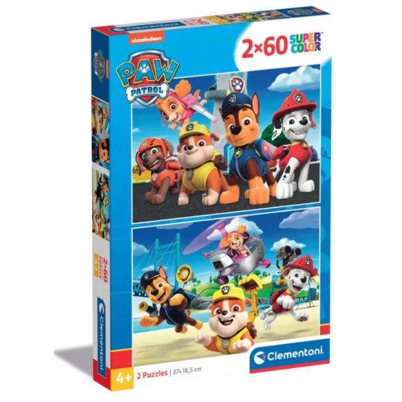 PUZZLE 2X60 PAW PATROL 21617 PUZZLE 2X60 PAW PATROL 21617
