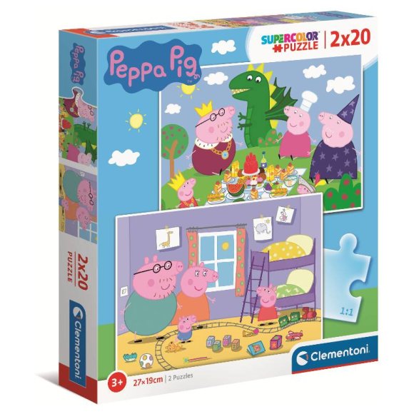 PUZZLE 2X20 PEPPA PIG 24778 PUZZLE 2X20 PEPPA PIG 24778