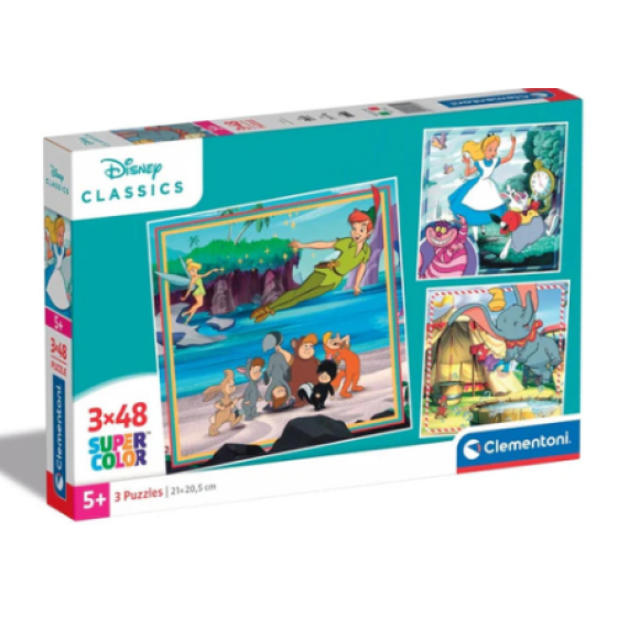 PUZZLE 3X48 SQUARE DISNEY 25302 PUZZLE 3X48 SQUARE DISNEY 25302