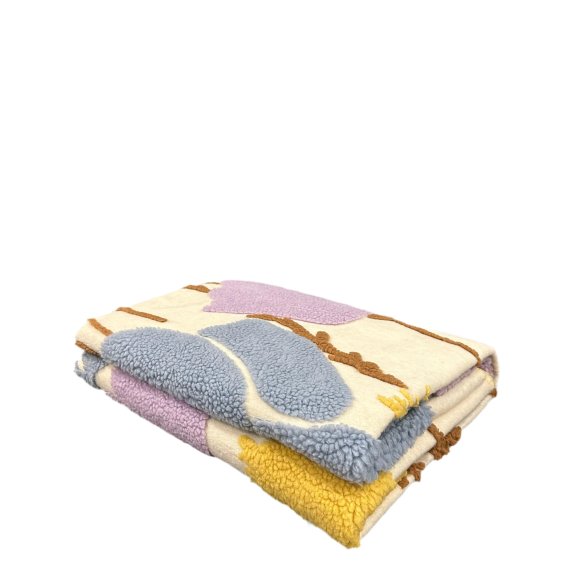 RIVIERA - PLAID POPPY 130X170 - BEIGE RIVIERA - PLAID POPPY 130X170 - BEIGE