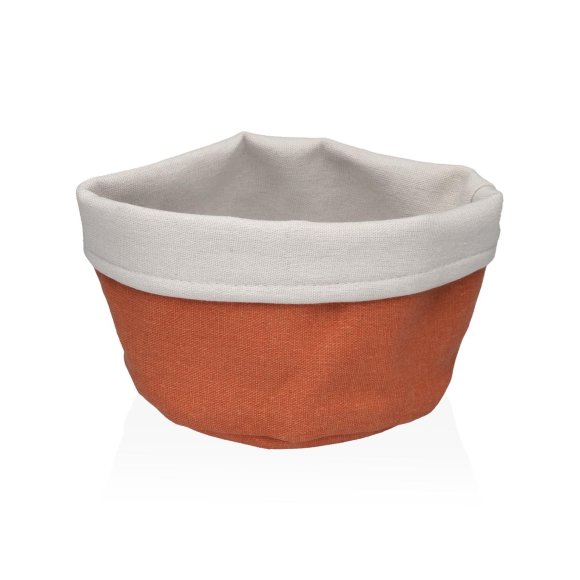 PORTAPANE IN TESSUTO 17X14X10 CM - TERRACOTTA