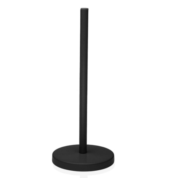 Portarotolo di carta da cucina neroVersa  metallo acciaio 30 cm