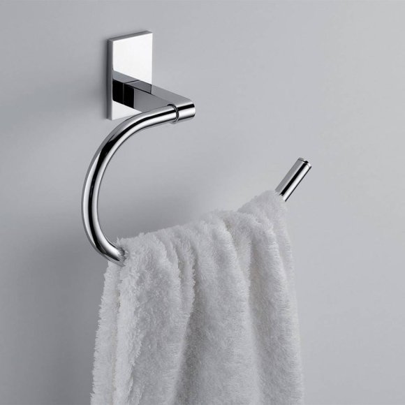 PORTASALVIETTE AD ANELLO "MAINE" IN ACCIAIO INOX