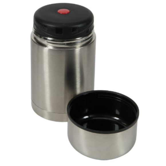ILSA PORTAVIVANDE TERMICO IN ACCIAIO INOX 18/10 E ABS CON CUSTODIA - 0,5 LITRI 