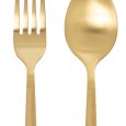 CAMACHO SET 24 POSATE ACCIAIO INOX "ALBA" - ORO OPACO
