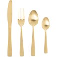 CAMACHO SET 24 POSATE ACCIAIO INOX "LUCIA" - ORO SATINATO CAMACHO SET 24 POSATE ACCIAIO INOX "LUCIA" - ORO SATINATO