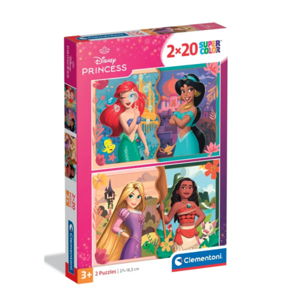 PUZZLE 2X20 SQUARE PRINCESS 25304 PUZZLE 2X20 SQUARE PRINCESS 25304