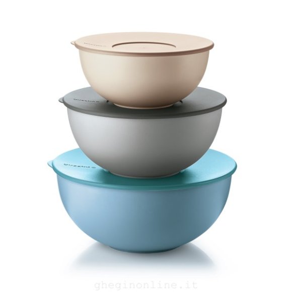 GUZZINI SET 3 CONTENITORI CON COPERCHIO "EVERYWHERE" GUZZINI SET 3 CONTENITORI CON COPERCHIO "EVERYWHERE"