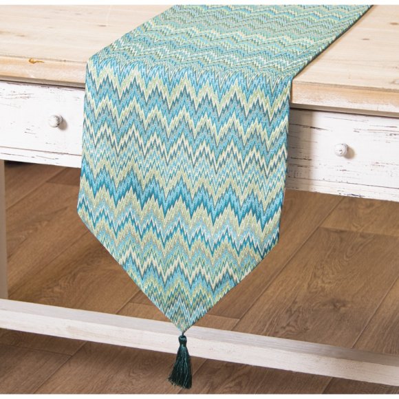 CAMACHO RUNNER DA TAVOLO IN POLIESTERE 30X180 CM - BLU
