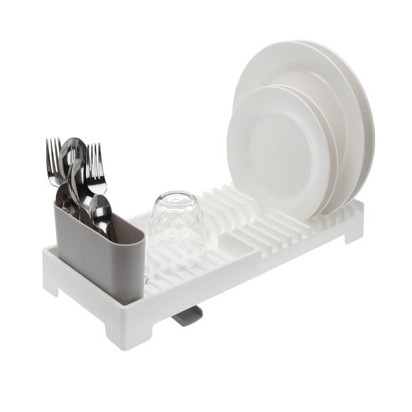VERSA SCOLAPIATTI IN PLASTICA BIANCO/GRIGIO - 19x46x13,5 CM VERSA SCOLAPIATTI IN PLASTICA BIANCO/GRIGIO - 19x46x13,5 CM