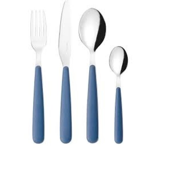 GUZZINI - SET 24 POSATE "POP" - BLU NAVY