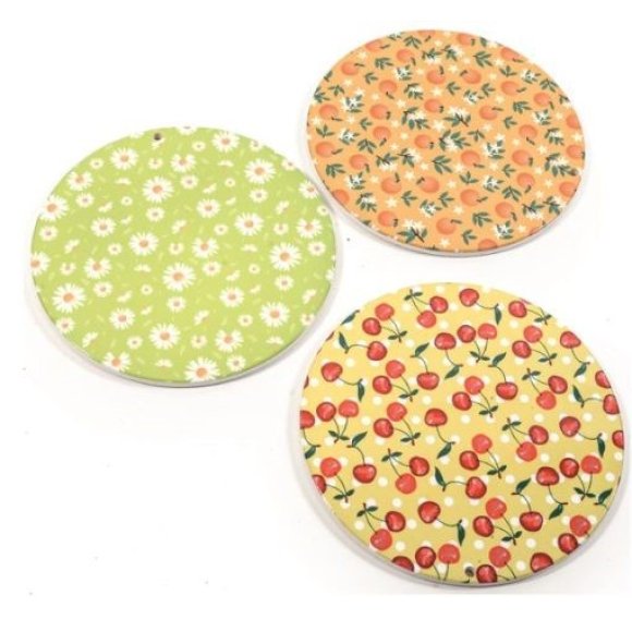 SOTTOPENTOLA IN CERAMICA - DECORI ASSORTITI SOTTOPENTOLA IN CERAMICA - DECORI ASSORTITI