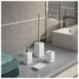 PORTASPAZZOLINI GEDY "VERBENA" IN CERAMICA - BIANCO PORTASPAZZOLINI GEDY "VERBENA" IN CERAMICA - BIANCO