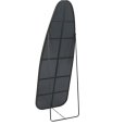 SPECCHIO DA TOELETTA IN FERRO E VETRO 55X48X165 CM-  NERO