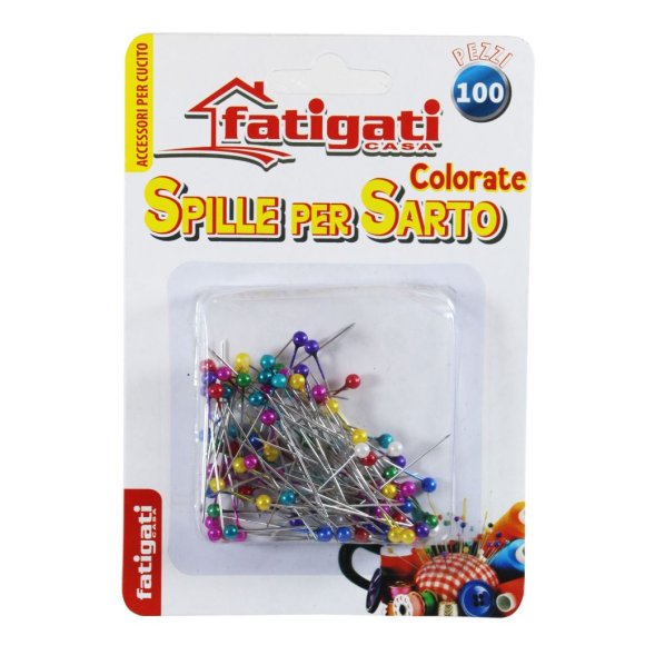FATIGATI SPILLE PER SARTO COLORATE 
