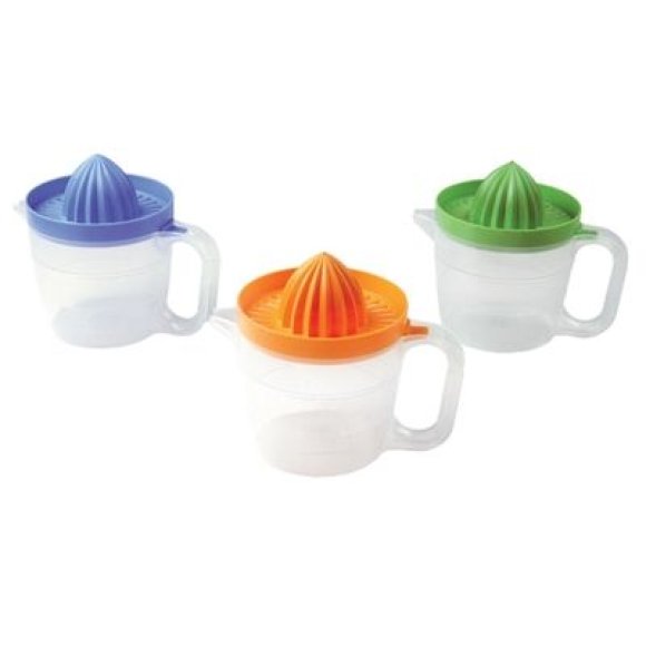 SPREMIAGRUMI CON BICCHIERE DIAMETRO 10 CM - COLORI ASSORTITI SPREMIAGRUMI CON BICCHIERE DIAMETRO 10 CM - COLORI ASSORTITI