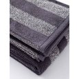 RIVIERA TELO BAGNO SPUGNA STRIPY - GRIGIO 