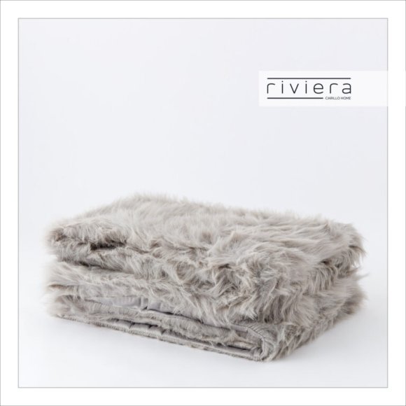 RIVIERA - PLAID SINGOLO "SULLIVAN" - GRIGIO PLATINO RIVIERA - PLAID SINGOLO "SULLIVAN" - GRIGIO PLATINO