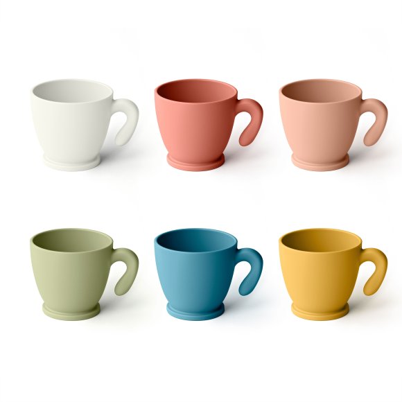 GUZZINI SET 6 TAZZINE "COFFEE POP" GUZZINI SET 6 TAZZINE "COFFEE POP"