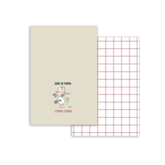 COPPIA STROFINACCI 50X70 Happy People - Frase "Forma Tonda"