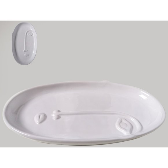 VASSOIO VISO 31 CM - BIANCO