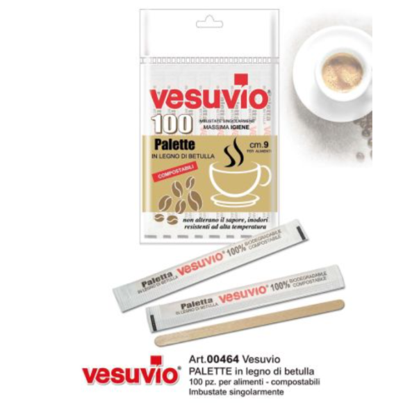 VESUVIO ASTE CAFFE' - 100 PEZZI 