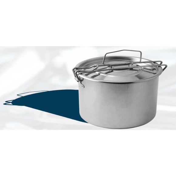 PORTAVIVANDE ACCIAIO INOX  TONDO - 14 CM
